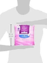 Poise 4 Drop Pads Regular/Long Moderate Absorbency Odor Control