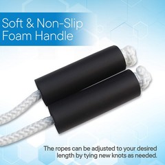 RMS Deluxe Sock Aid – Socks Helper with Foam Handles for One Size, White