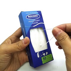 BOCOKO 50 Count Hearing Aid Cleaner Ready-to-Use Stands Effective Thread-Fine