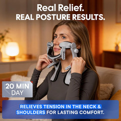 Forward Head Posture Corrector Neck Collar – Cervical Traction Brace for Text Ne