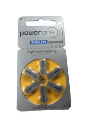 Power One Hearing Aid Batteries P10 Wireless Approved Made In Germany