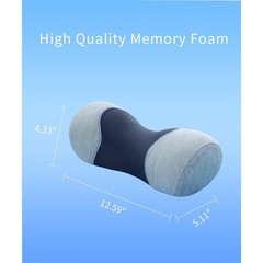 Bespilow Small Neck Roll Pillow,Say Goodbye To Neck Pain, Cervical Memory Foam
