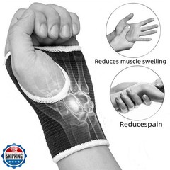 JUSDIQIR Palm Brace Wrist Support Sleeves, Everyday Use Wrist Brace, Compress