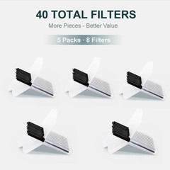 (40 Pcs) Hearing Aids Wax Guards Filters for Phonak,Widex,Resound and Unitron Wa