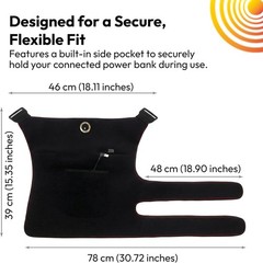 Hip Brace Heating Pad – Heated Support for Hip Pain Sciatic Nerve