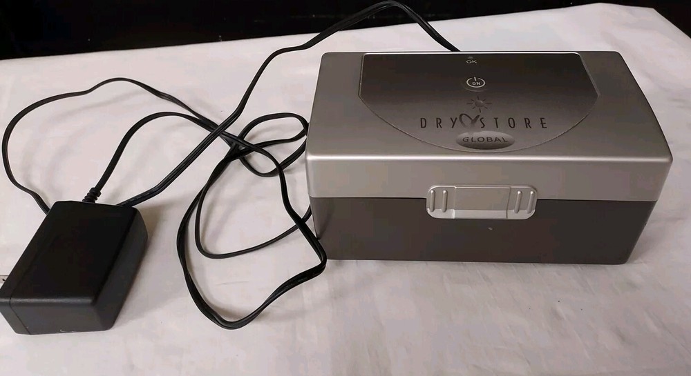 Dry & Store Global Hearing Aid Dehumidifier Model TRG-AA Works Functional