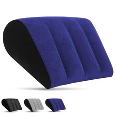 Prosixtoy Portable Wedge Pillow Inflatable Cushion – Body Positioners Blue