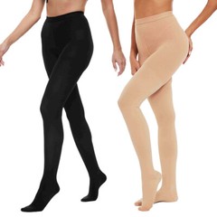 30-40 mmHg Thigh Firm Support Gradient Compression Pantyhose Stockings Therapy