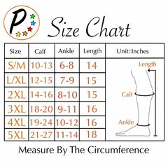 🟠 Presadee Closed Toe 15-20 mmHg Moderate Compression Leg Full Length Socks