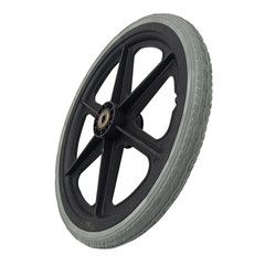 16×1.75 Solid Tire Wheel for 16 Inch Wheelchair Rear Caster Medical Accessories