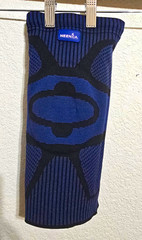 NEENCA HX053 Knee Brace Support Sleeve, Size L, Blue/Black, Nylon Blend
