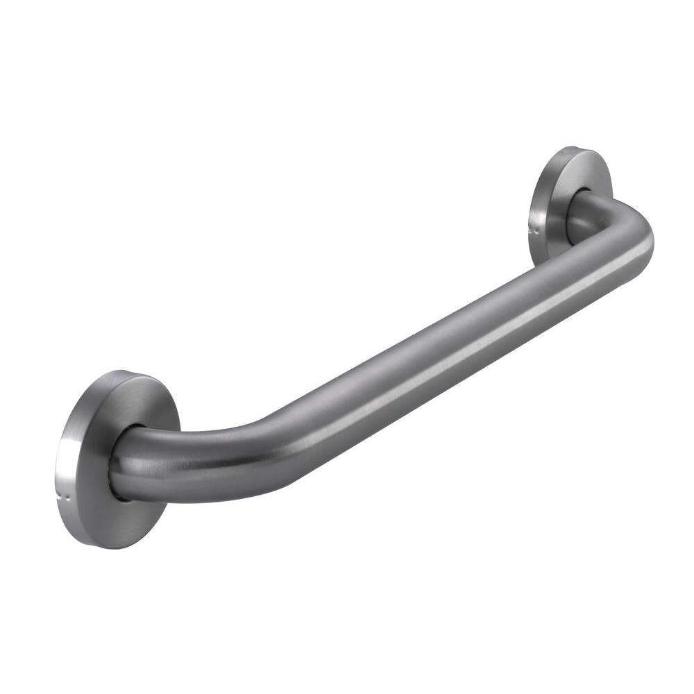 Glacier Bay 18 in. x 1-1/4 in. Concealed Screw Grab Bar in Brushed Stainless Ste