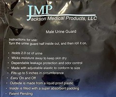 Male Urine Guard, Absorbent Incontinence Pouch, Bag of 30