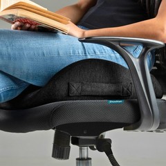 Extra Large Memory Foam Seat Cushion for Office Chairs – Tailbone & Sciatica Rel