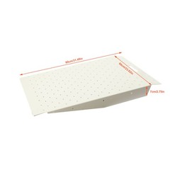 Shed Ramp 1500lb Capacity for Riding Mower 23″ x 31″ Heavy Duty Ramp Punch Plate