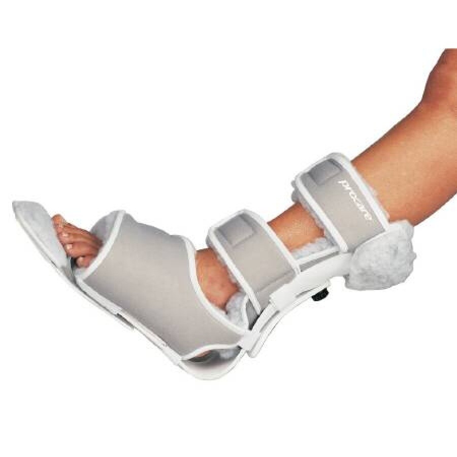 Procare Multi-Podus Foot Brace Hook and Loop Closure Medium, White – 1 Count