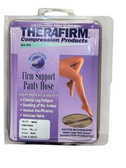 Therafirm Compression Pantyhose TALL/XL 15-21mmHg Nylon Spandex
