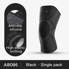 1 Pcs Compression Knee Support Sleeve Elastic Breathable Knee Pads Brace Springs