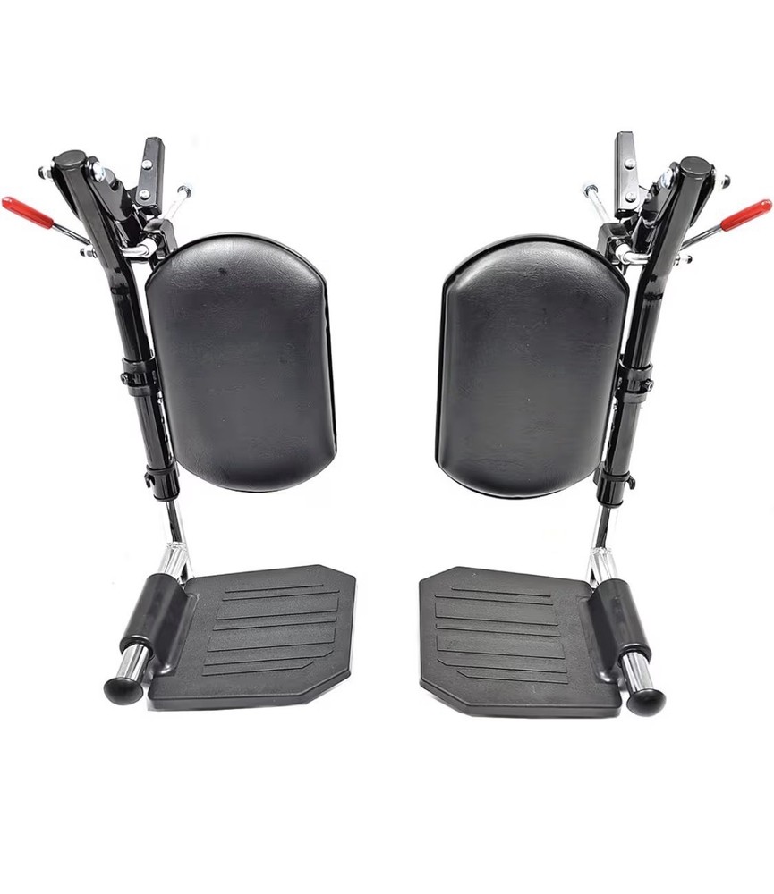 Wheelchair Elevating Legrests with Padded Calf Pads, Fits Most Chairs