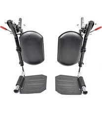 Wheelchair Elevating Legrests with Padded Calf Pads, Fits Most Chairs