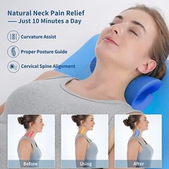 Cervical Neck Traction Device for Neck Pain Relief, Neck Stretcher for Home