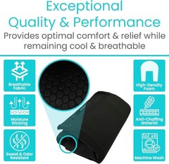 Latex-Free Walker Handle Pads – Easy Installation with Hook and Loop Closure
