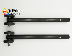 Wheelchair Anti-tippers for Silver Sport & Stainless Steel, Black