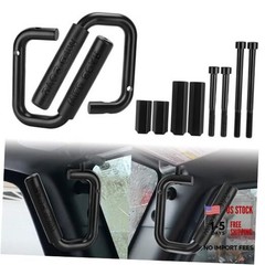Front Grab Bar Grab Handles, Front Grab Handle Kit Black Textured Compatible