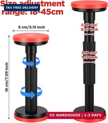 2PCS Adjustable Telescopic Support Poles Cabinet Brackets Supports up to 440 lbs