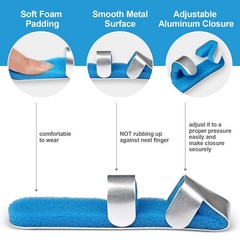 Trigger Finger Splint Brace for Thumb Index Middle Ring Pinky, Metal Foam Broken