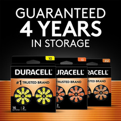 Duracell Hearing Aid Batteries Size 312 | Fresh Stock | 16-Pack | Ships Fast