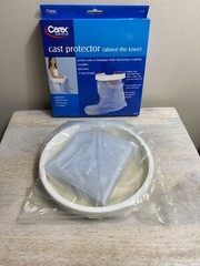 Carex Durable Reusable Latex-Free Plastic Cast Protector (Above The Knee) 31 in