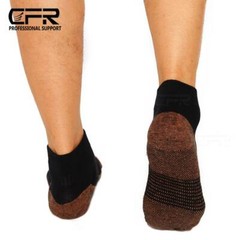 1-3 Pairs Copper Compression Socks Plantar Fasciitis Arch Ankle Running Support