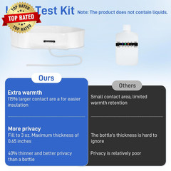 Urine Test Complete Kit – 2 to 4 Oz Concealed Sample Bag with Adjustable Belt, T
