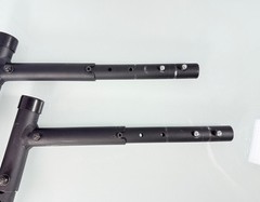 Ki Mobility Focus CR Anti-Tip Assembly Bars (PAIR) Wheelie Bar Stoppers – Black
