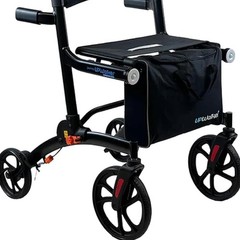 LifeWalker UPWalker EZ Lite Lightweight Upright Rollator Walker for Seniors