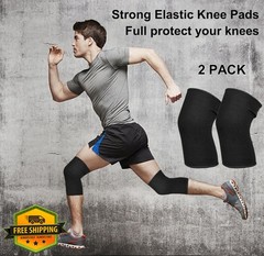 JUSDIQIR Knee Compression Sleeve Black