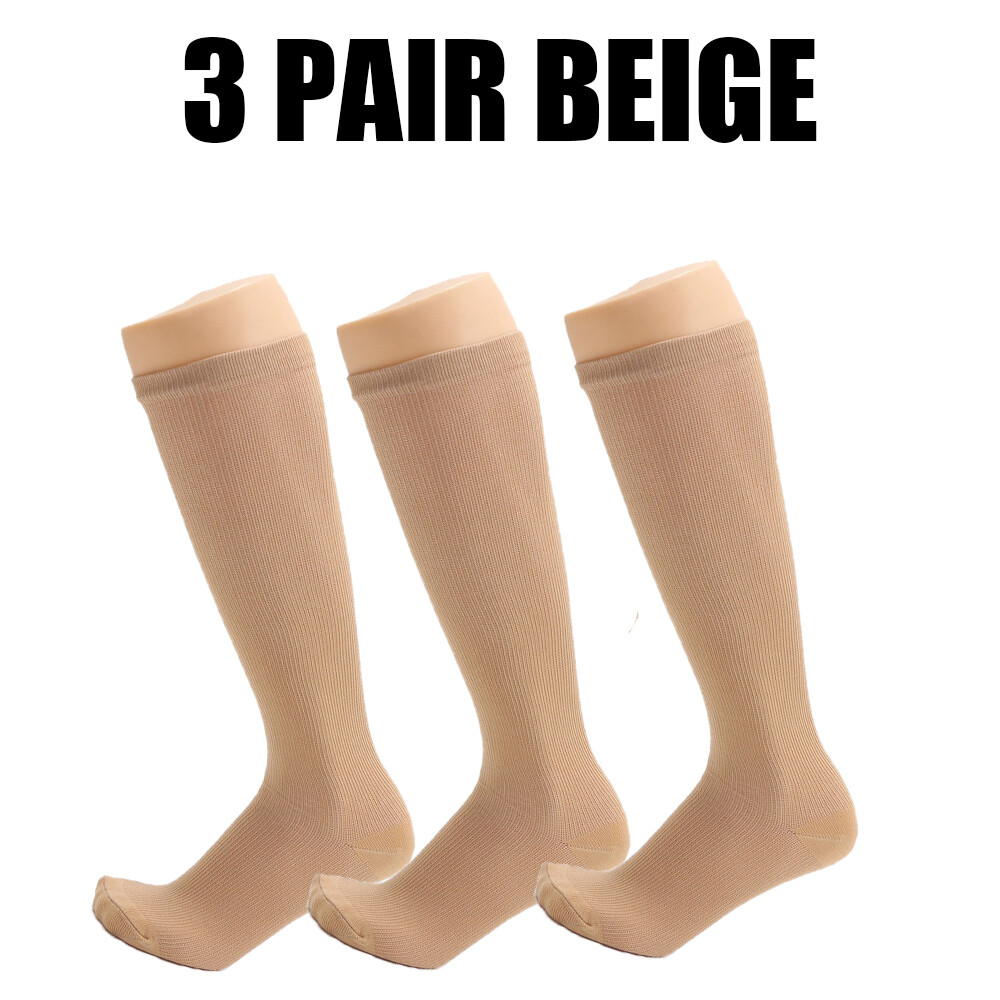 3Pairs Soothe Relieve Compression Socks Men Women Neuropathy Compression Socks