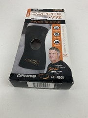Copper Fit Copper Infused Compression Knee Sleeve Medium Unisex 15.5″ – 16.5″
