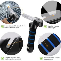 4pc Mobility Standalone Kit:Car Door Assist Handle for Elderly & Adjustable