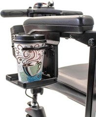 Cup Holder for Pride Mobility Scooters With Molded Seats (C Style)