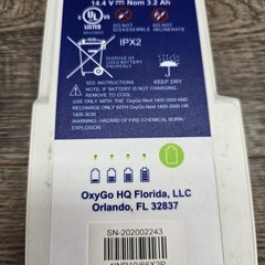 OxyGO Next Model 1400-3010-8 Battery Gently Used Works Well Inogen One G5