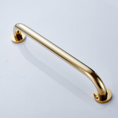 Brass Shower Grab Bar，Gold Support Bar Bathroom Hand Safety Handrail for Elderly