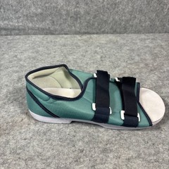 Ossur Mesh Top Post-Op Shoe Women Large Teal Green Good Adjustable Straps