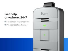 GreatCall Lively Mobile Plus Water-Resistant Medical Alert Device GCR4 + Charger
