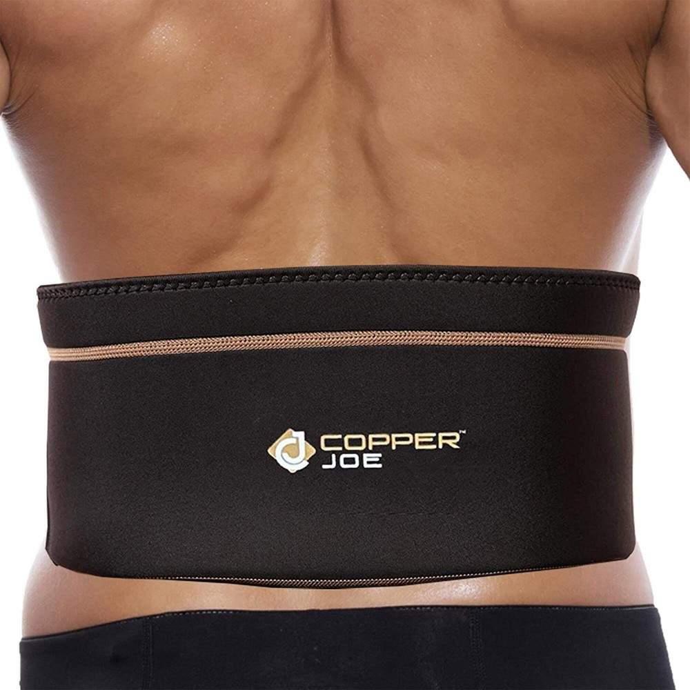 Adjustable Back Brace Lumbar Support Lower Back Pain Sciatica Belt Copper Joe