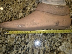 Vintage Prosthetic Leg Kingsley Left Leg Oddity Medical Display Halloween Prop