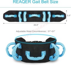 Gait Belt Transfer Belts for Lifting Seniors Walking and Standing Assist Aid