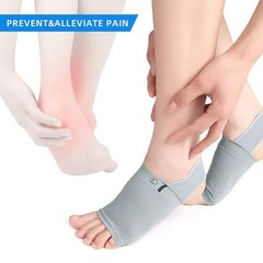 Medial Arch Support for Flat Feet Correction Sleeve with Cushion | Free Size