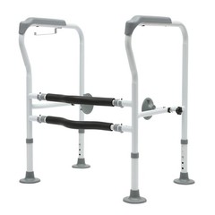 Toilet Frame Grab Bars Safety Rail Seat Handicap Assist For Senior Arm rest NEW